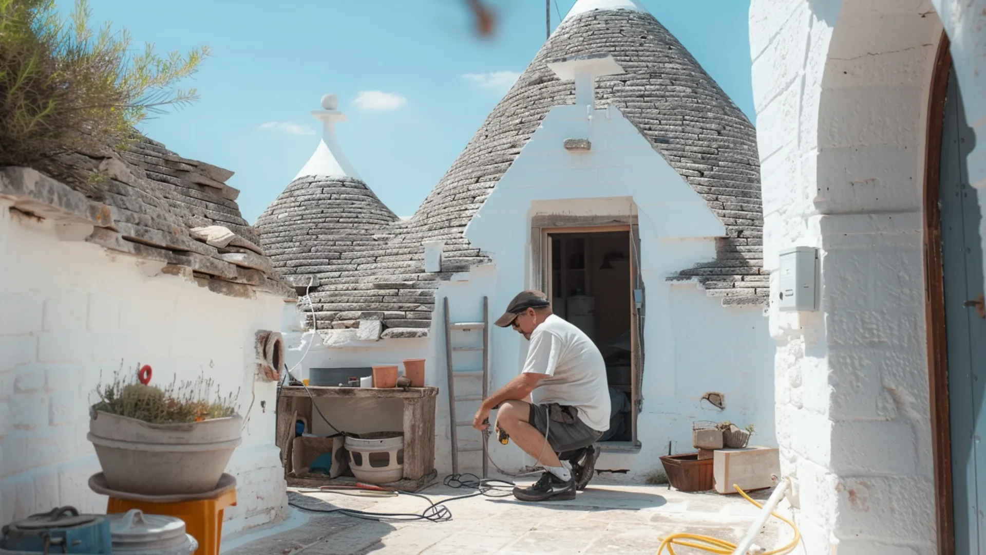 Local electrician providing professional electrical services in Puglia