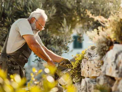 How Much Does a Bathroom Renovation Cost in Puglia - Local handyman working on renovation